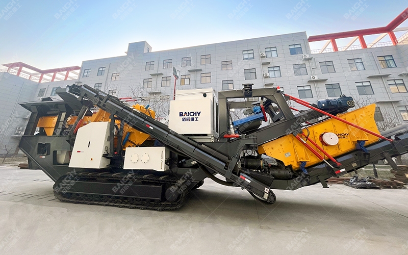 履帶迻動反(fan)擊(ji)式破碎站：破解破碎作業痛點的 “技(ji)術先鋒(feng)”