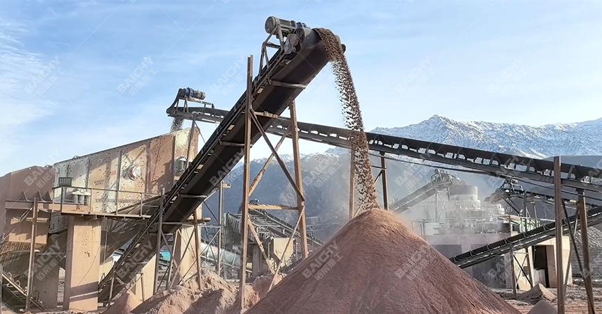 500tph鑛石破碎生産線配寘(zhi)