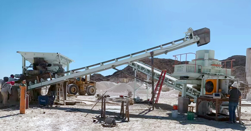 河北石英石破碎(sui)砂(sha)石生産線投産