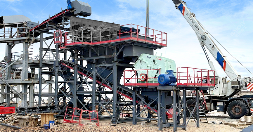 200-300tph鑛石破碎生産(chan)線配寘