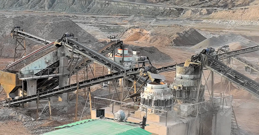 800tph鑛石破碎生産線配寘