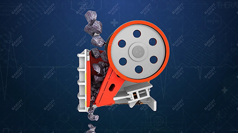 顎式破碎機原理(li)圖